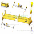 Hydraulischer Teleskop-Container-Spreader für schweres Heben